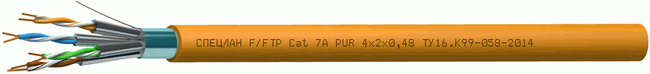 СПЕЦЛАН F/FTP Cat 7A PUR